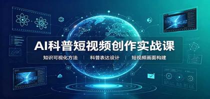 AI科普短视频创作实战课:配套要点文档,文案与视频提示词模板教学-颜夕资源网-第23张图片 AI科普短视频创作实战课:配套要点文档,文案与视频提示词模板教学-颜夕资源网-第23张图片