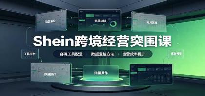 Shein跨境经营突围课:选品测品运营优化,自研工具赋能,破解单量与利润增长困境-颜夕资源网-第23张图片 Shein跨境经营突围课:选品测品运营优化,自研工具赋能,破解单量与利润增长困境-颜夕资源网-第23张图片