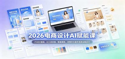 2026电商设计AI赋能课:PS设计基础,AI工具实操,精通海报、详情页与首页电商全案设计-颜夕资源网-第23张图片 2026电商设计AI赋能课:PS设计基础,AI工具实操,精通海报、详情页与首页电商全案设计-颜夕资源网-第23张图片